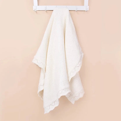 Heirloom Knitted Cotton Baby Children Blanket - Just Kidding Store