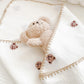 Embroidered Muslin Swaddle -  Baby Blanket - Just Kidding Store