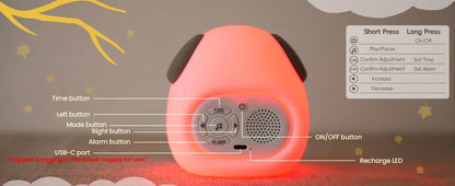 Alarm Clock Touch Control Night Light - Just Kidding Store