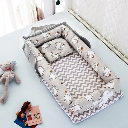 2-in-1 Portable Lounger - Carry Bag Baby Nest - Just Kidding Store