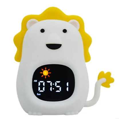 Lion Alarm Clock Touch Control Night Light - Just Kidding Store