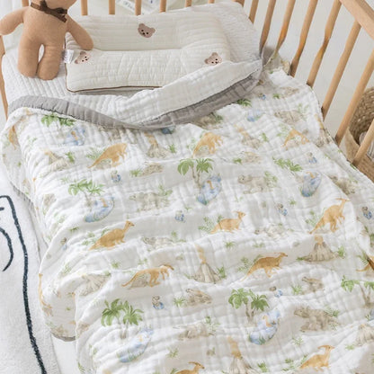 6 Layers Cotton Muslin Blanket - Just Kidding Store
