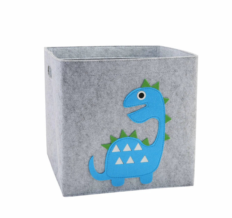Felt Storage Box - Cube Toys Organizer - Just Kidding Store