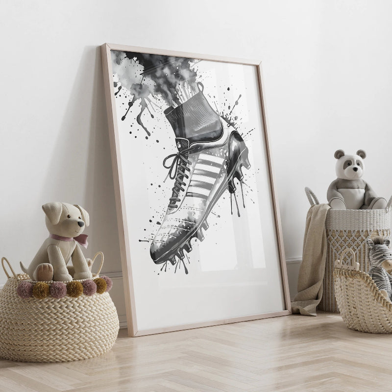3pcs Personalized Custom Name Football Canvas Poster - Just Kidding Store
