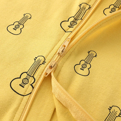 Yellow Guitar Summer Romper - Just Kidding Store