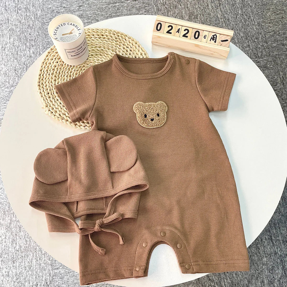 Baby Bear Romper Set - Just Kidding Store