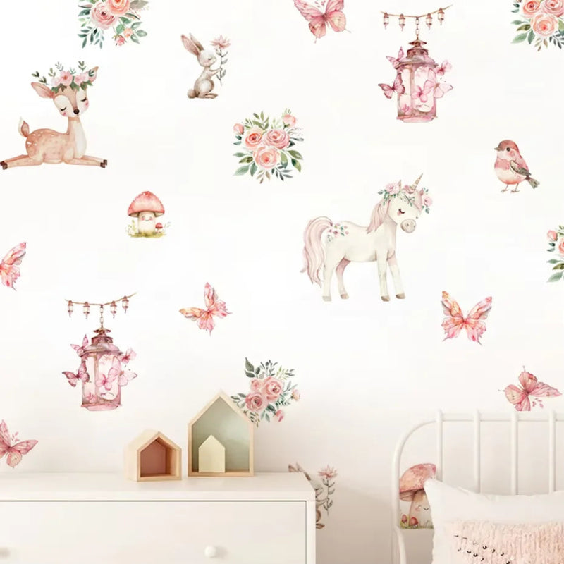 Whimsical Fairy Garden Wall Decals - Just Kidding Store