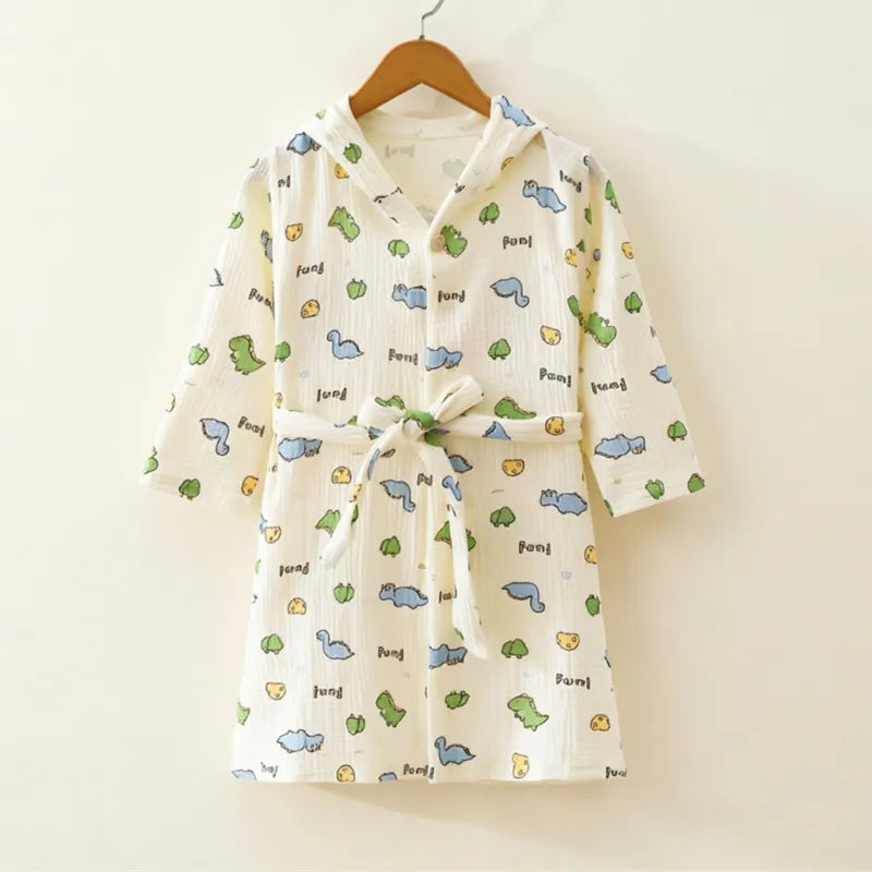 Muslin Cotton Bathrobes - Just Kidding Store