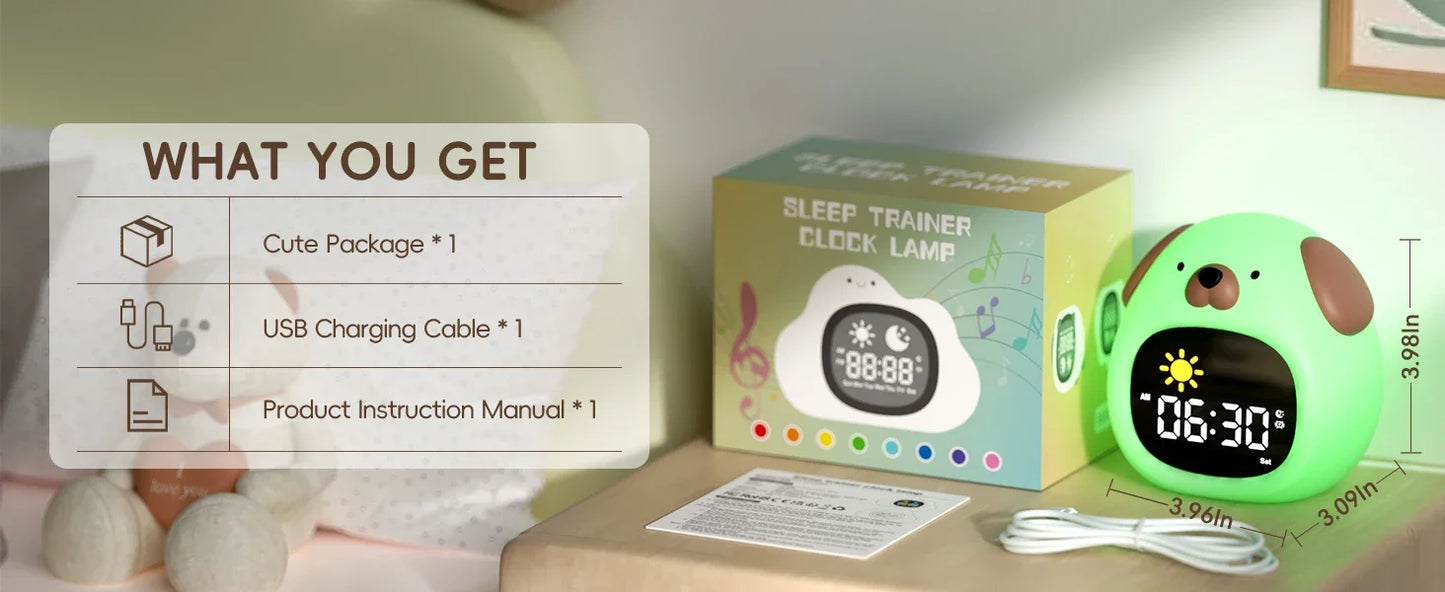 Alarm Clock Touch Control Night Light - Just Kidding Store