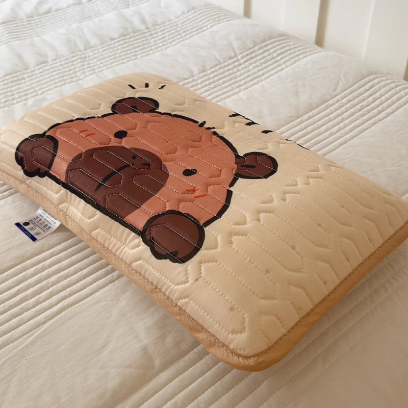 Cool Silk Latex Cartoon Animals Pillowcase - Just Kidding Store