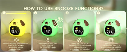Alarm Clock Touch Control Night Light - Just Kidding Store