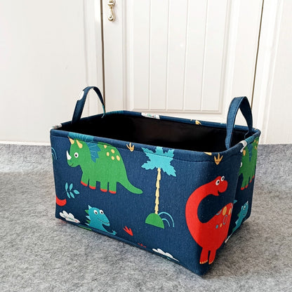 Dinosaurs Storage Basket - Toys Organizer - Just Kidding Store