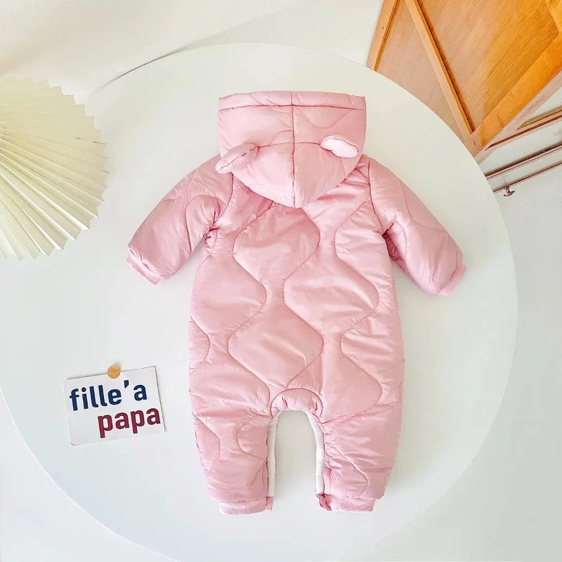 Long Sleeve Winter Baby Infant Toddler Jumpsuit - Just Kidding Store