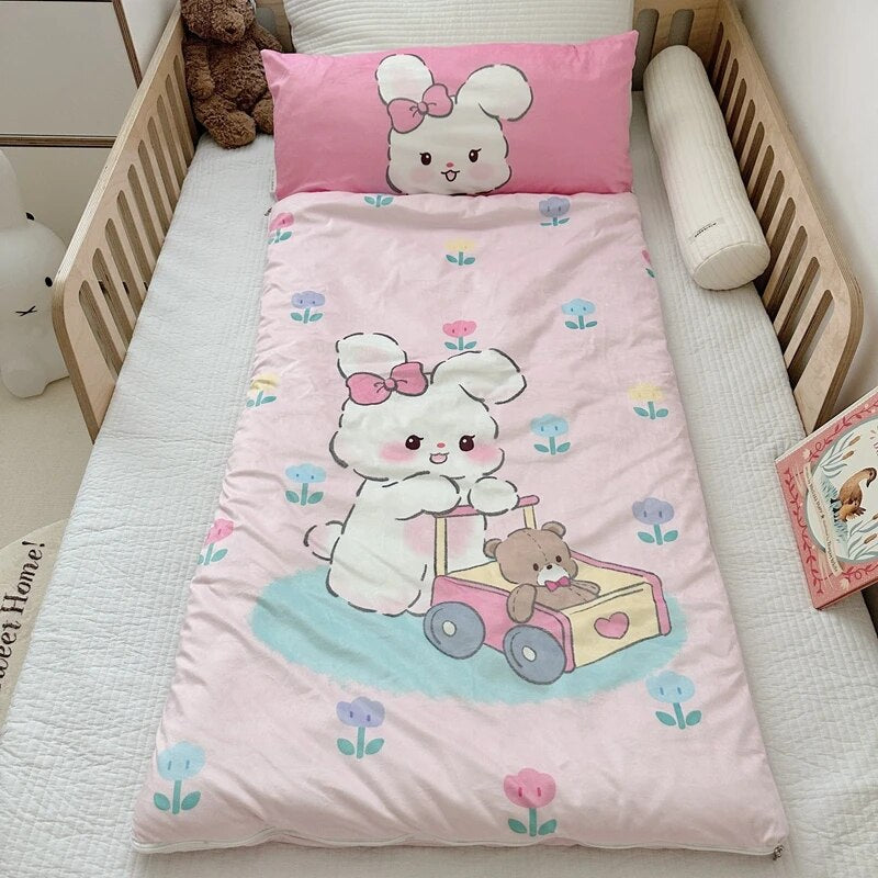 Kids Sleeping Bag With Pillow - Sleeping Envelope - Just Kidding Store