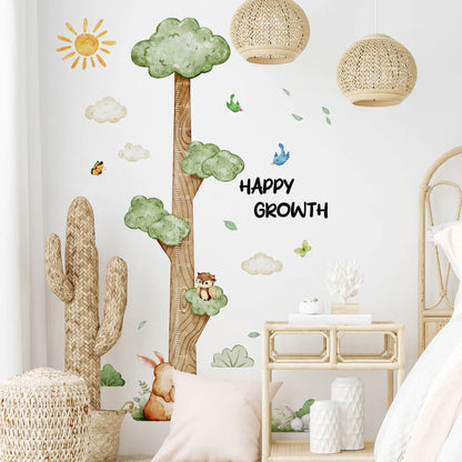 Happy Growth Height Measure Wall Sticker - Just Kidding Store