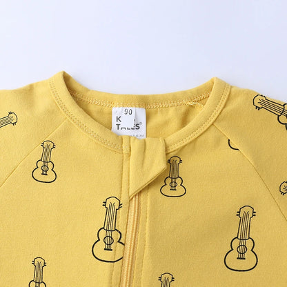 Yellow Guitar Summer Romper - Just Kidding Store