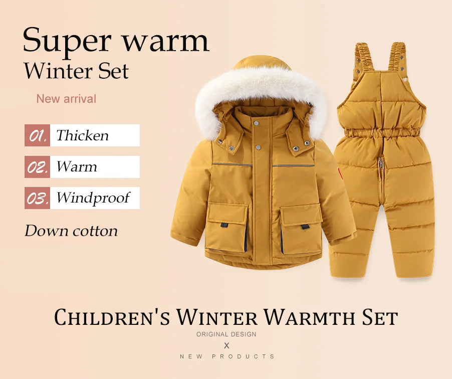 Super Warm Baby Toddler Winter Ski Set - Just Kidding Store
