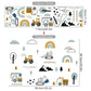 Hand Drawn Construction Site Wall Decals - Just Kidding Store
