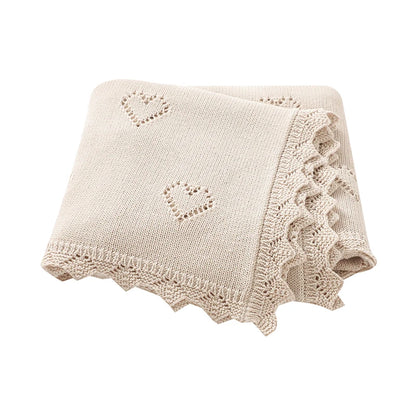 Sweet Hearts Cotton Blanket - Just Kidding Store
