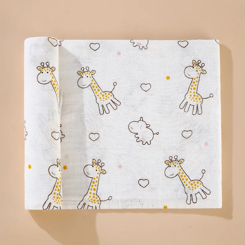 Muslin Blanket - 2 Layers Cotton Swaddle