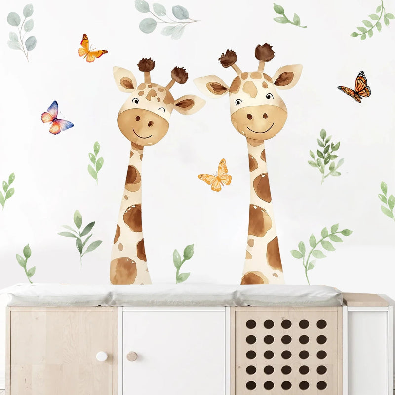 Smiling Giraffe Wall Sticker - Just Kidding Store