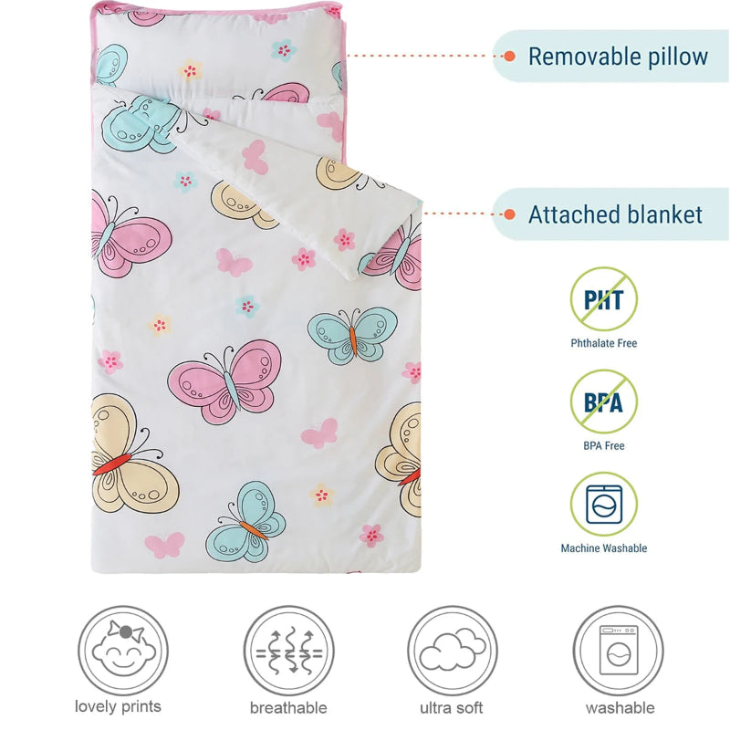 Children Cotton Sleeping Bag With Removable Pillow - Just Kidding Store
