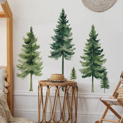 Evergreen Forest Wall Decals - Just Kidding Store