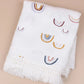 Fringed Rainbow Cotton Swaddle Blanket - Just Kidding Store