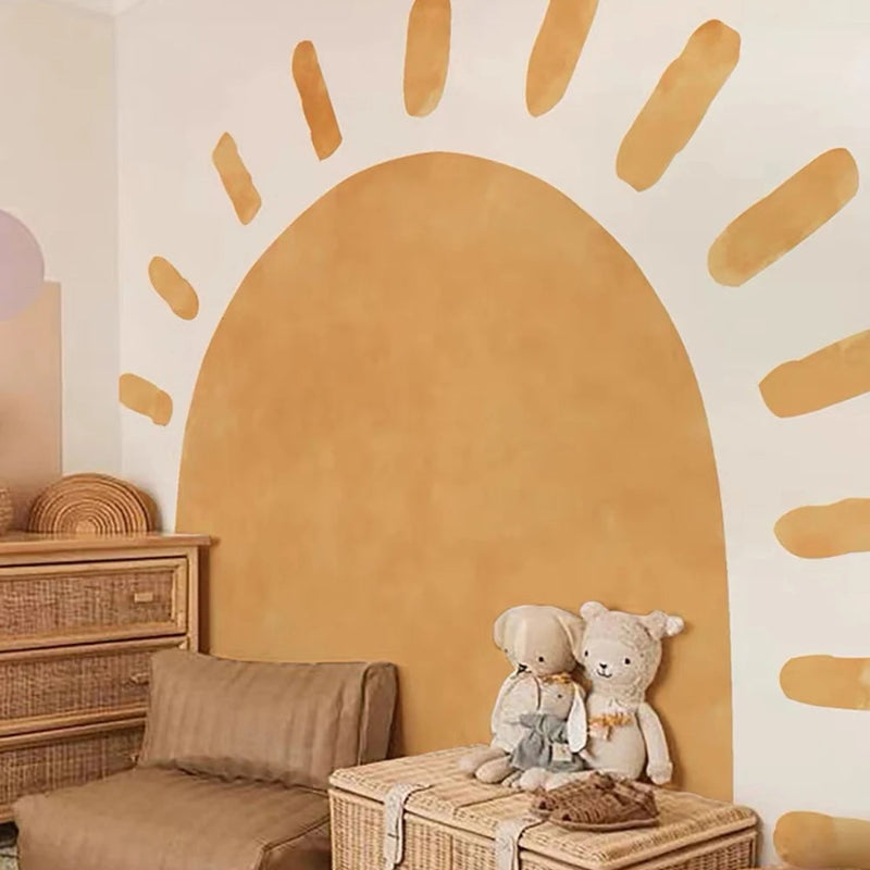 Golden Sunrise Fabric Wall Sticker - Just Kidding Store