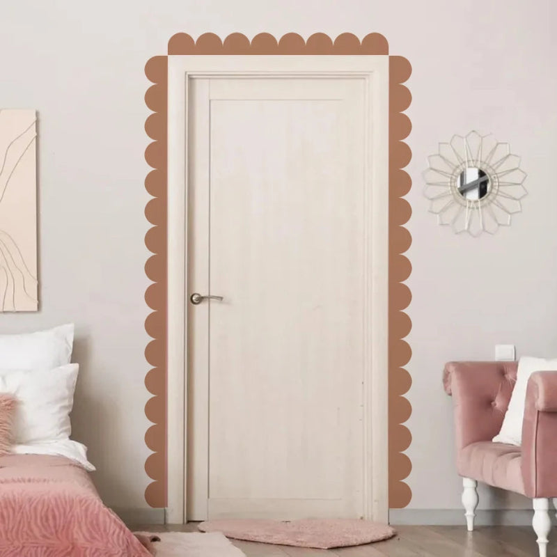 Little Hearts Scallop Wall Strip Nursery Sticker - Just Kidding Store
