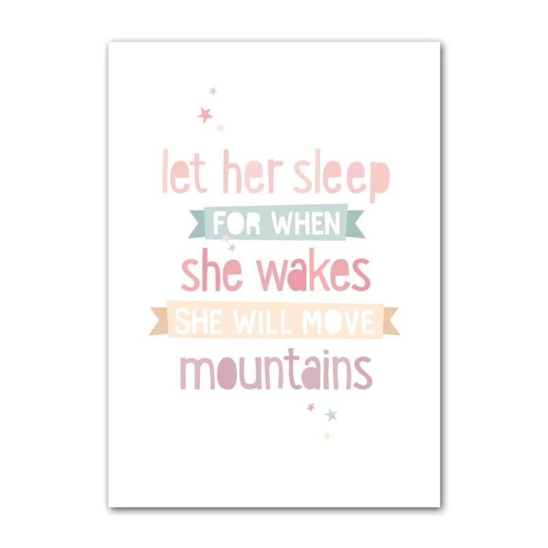 Rainbow Mountain Canvas Posters - Just Kidding Store