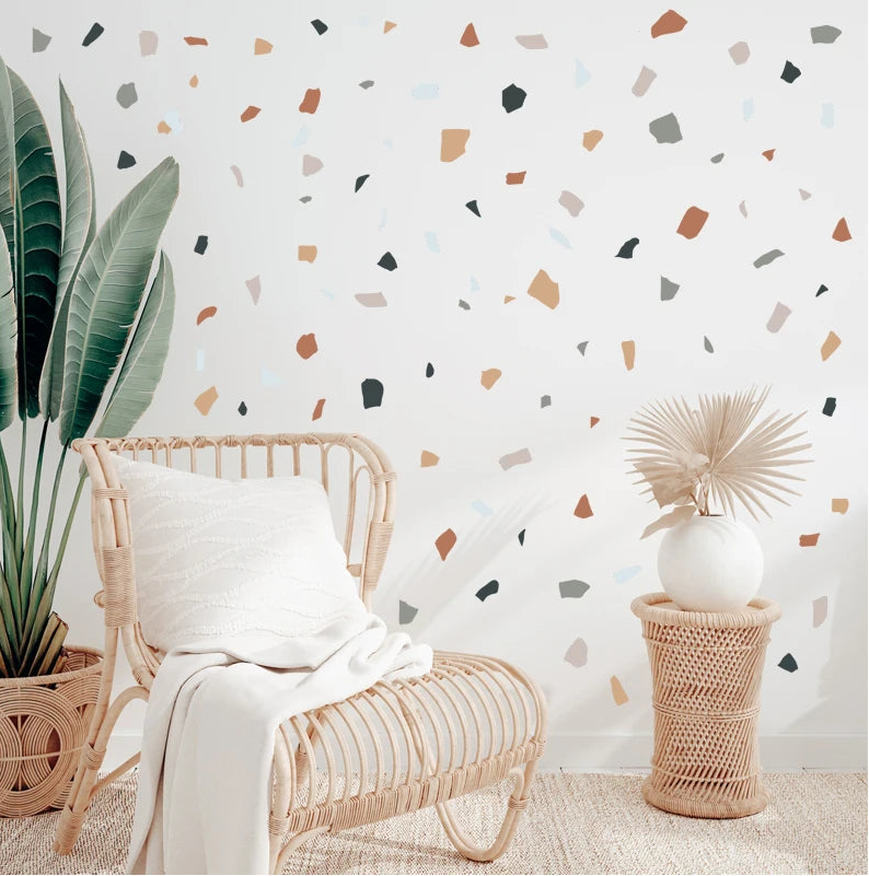 Irregular Terrazzo Wall Decals - Just Kidding Store