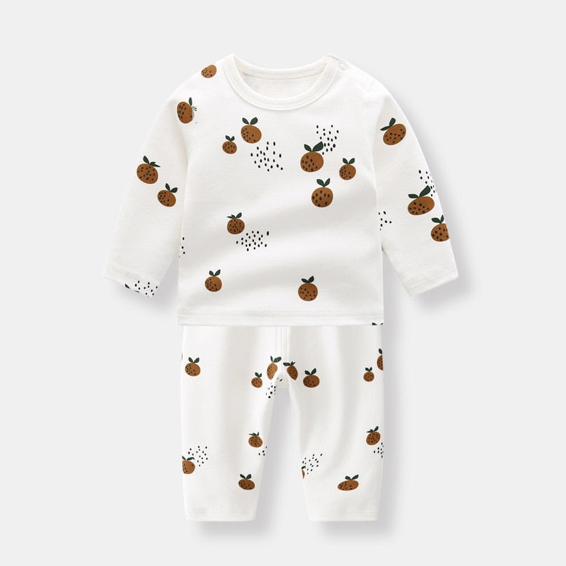 Boho Long Sleeve Baby Infant Toddler Pajamas Set - Just Kidding Store