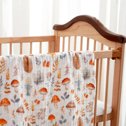 6 Layers Soft Cotton Muslin Swaddle Blanket  - Just Kidding Store