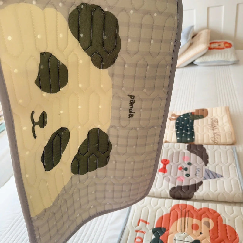 Cool Silk Latex Cartoon Animals Pillowcase - Just Kidding Store