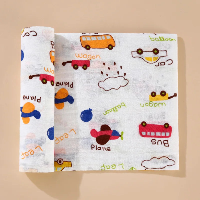 Muslin Blanket - 2 Layers Cotton Swaddle