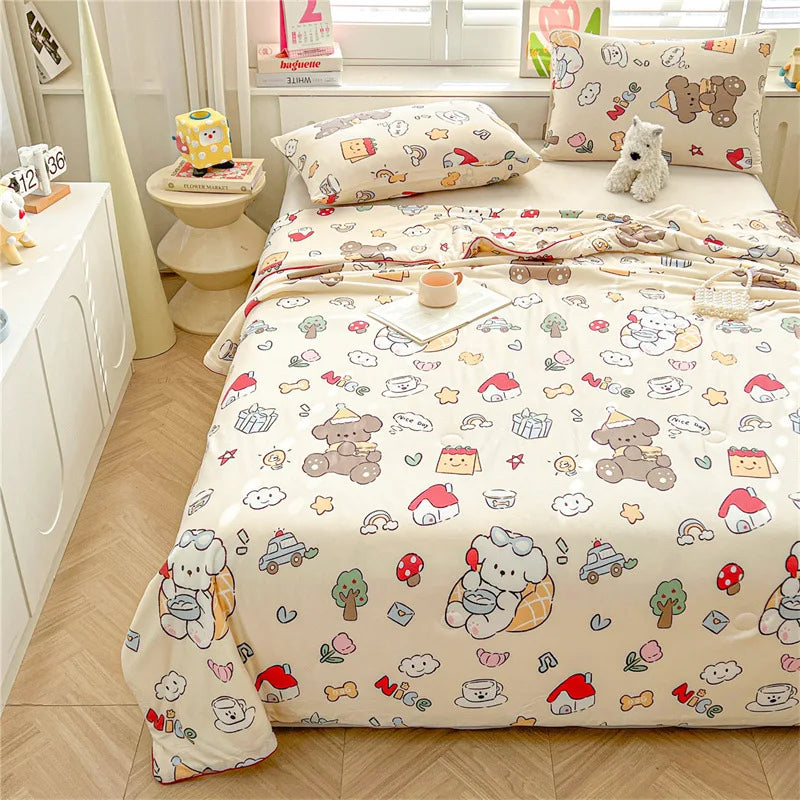 A-Class Cotton Soybean Fiber Bed Quilt - Just Kidding Store