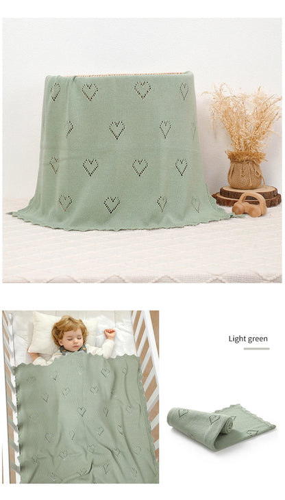 Sweet Hearts Cotton Blanket - Just Kidding Store
