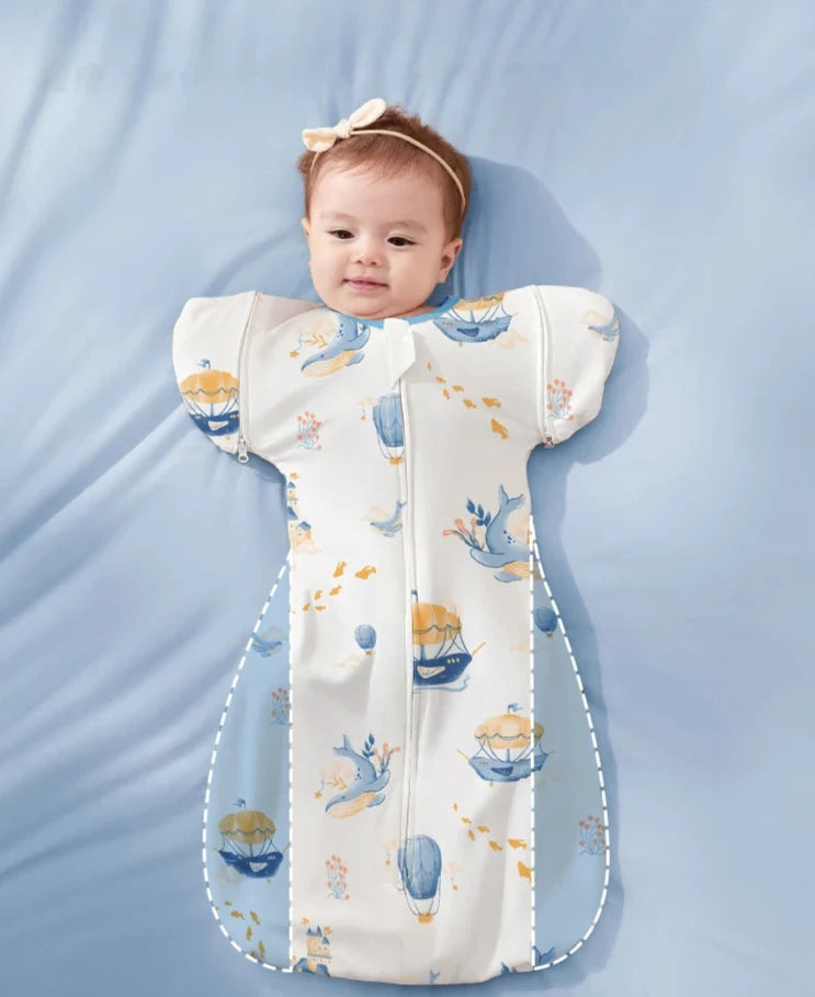 Pink Bunny Baby Sleeping Bag - Swaddle Sleep Sack - Just Kidding Store