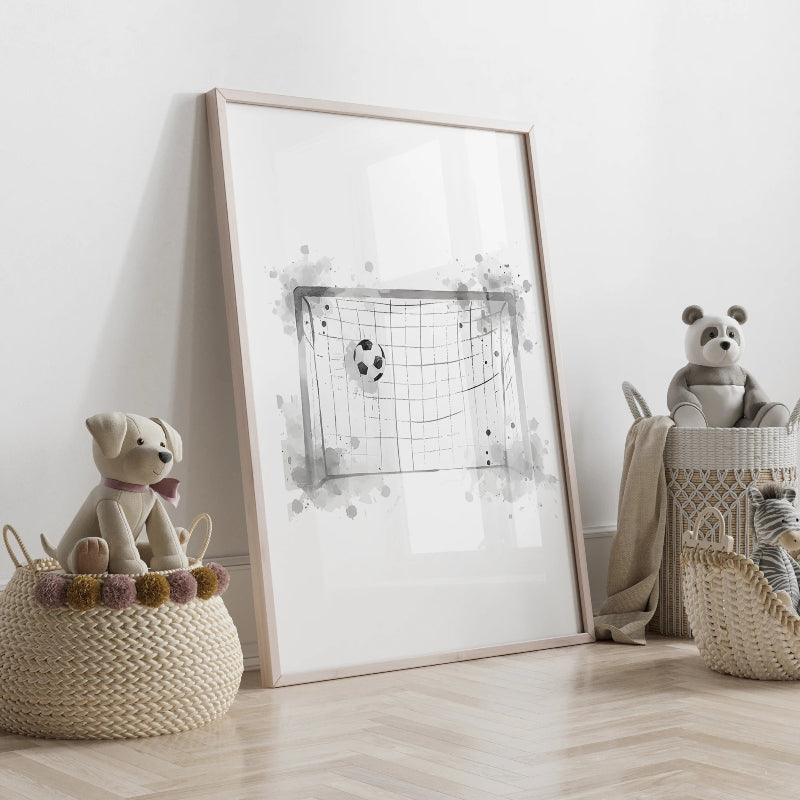3pcs Personalized Custom Name Football Canvas Poster - Just Kidding Store