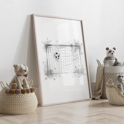 3pcs Personalized Custom Name Football Canvas Poster - Just Kidding Store