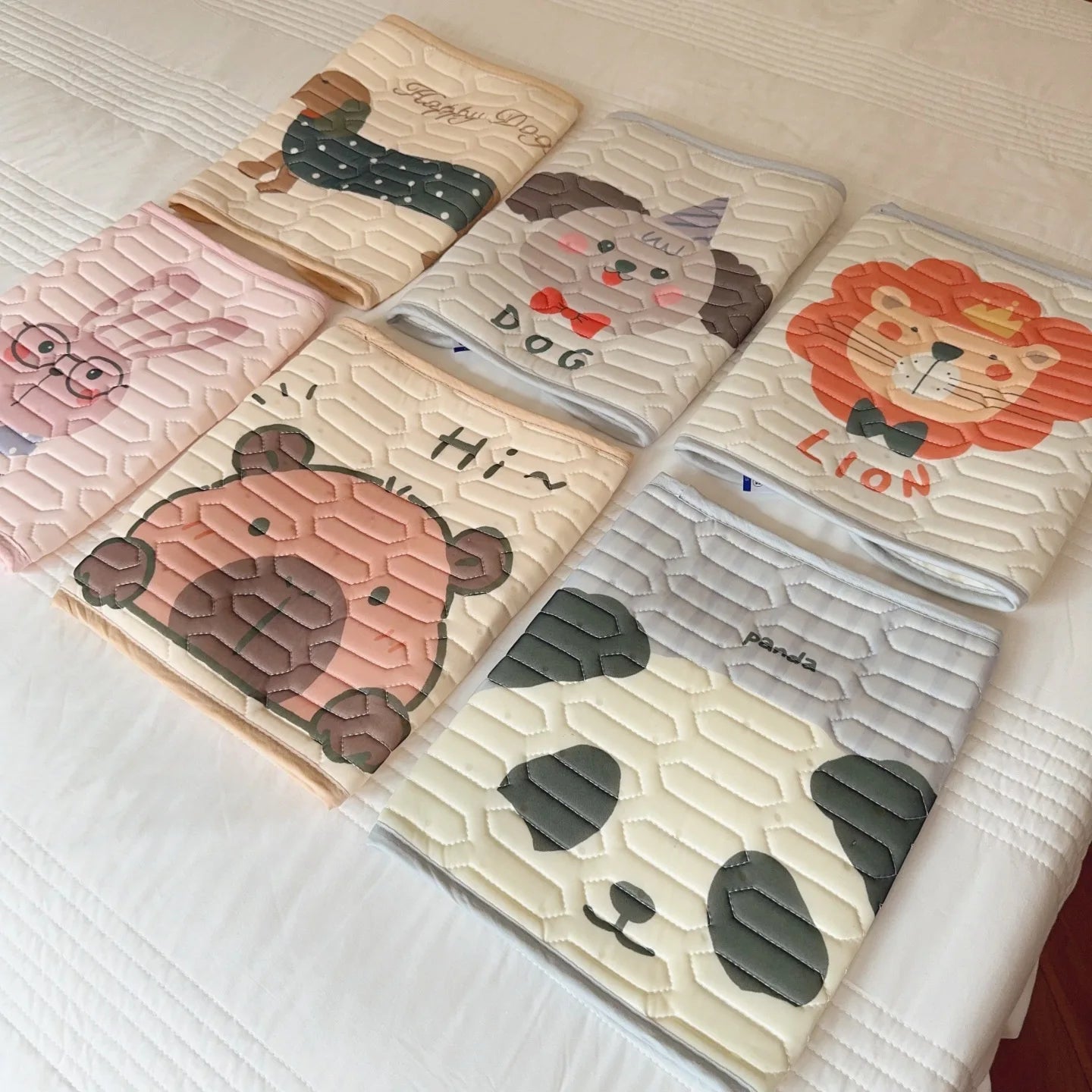 Cool Silk Latex Cartoon Animals Pillowcase - Just Kidding Store