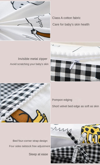 Baby Nest - Portable High Border Infant Crib - Just Kidding Store