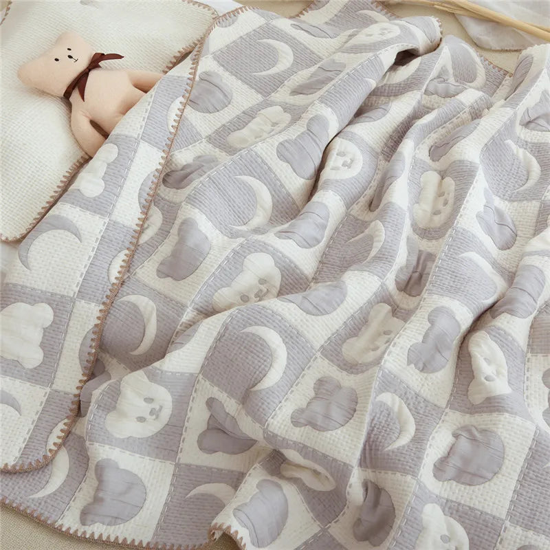 DreamSoft Reversible Cotton Blanket - Just Kidding Store