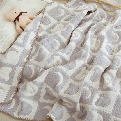 DreamSoft Reversible Cotton Blanket - Just Kidding Store