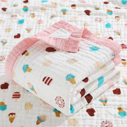 6 Layers Cotton Muslin Blanket - Just Kidding Store