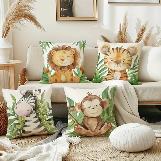 Jungle Safari Animal Cushion Covers - Just Kidding Store