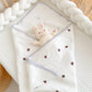 Embroidered Muslin Swaddle -  Baby Blanket - Just Kidding Store