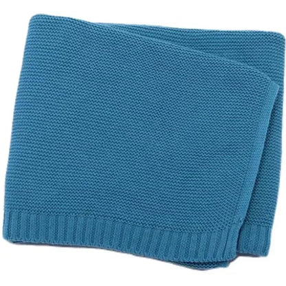 Personalized Name Cotton Knitted Blanket - Just Kidding Store