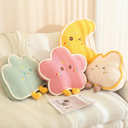 Cartoon Plush Pillow - Moon Star Cloud - Just Kidding Store